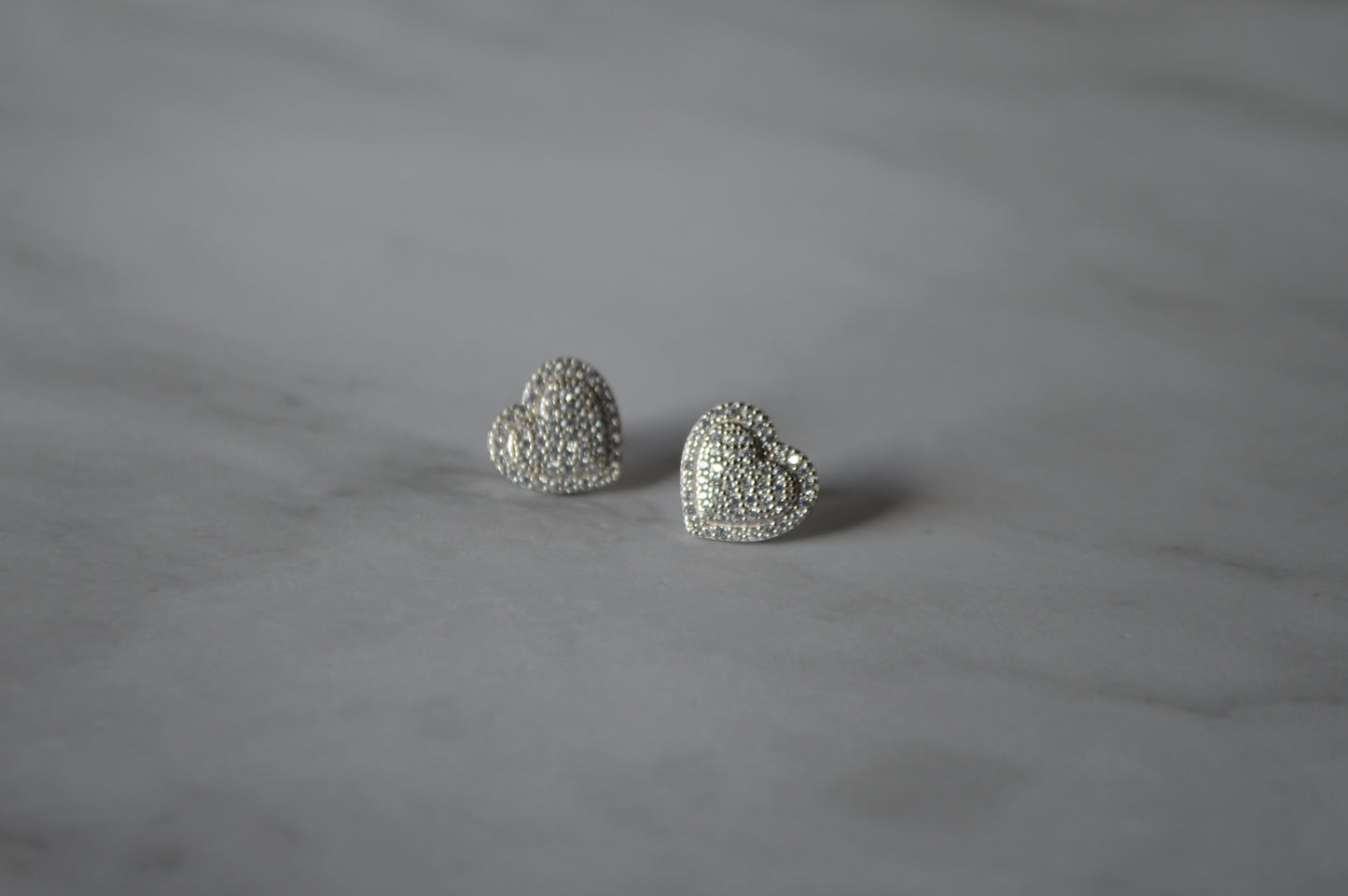 Radiant Heart 925 Silver Earrings