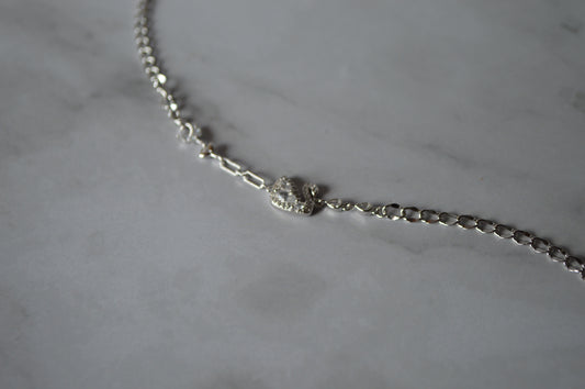 925 sterling silver cubic zirconia swan  Bracelet