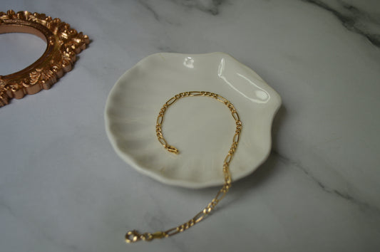 18k Gold Italian Chain Bracelet – 7.5 Inches