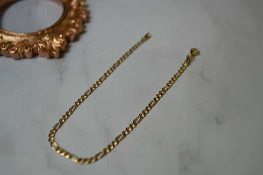 18k Solid Gold Italian Chain Bracelet – 8 Inches