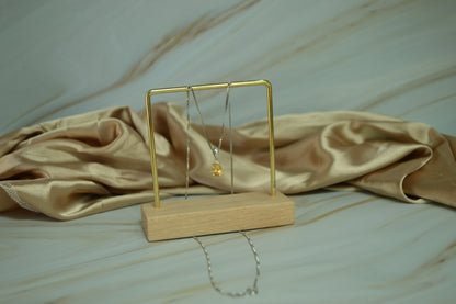 Elegant Ceylon Natural Citrine & Silver Necklace