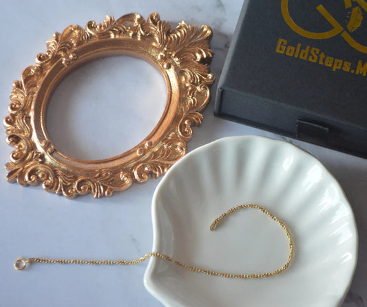 GS0432 18k original gold unique design bracelet