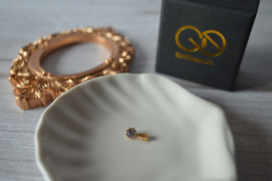 GS0505 18k original gold  Unique zuricone Pendant