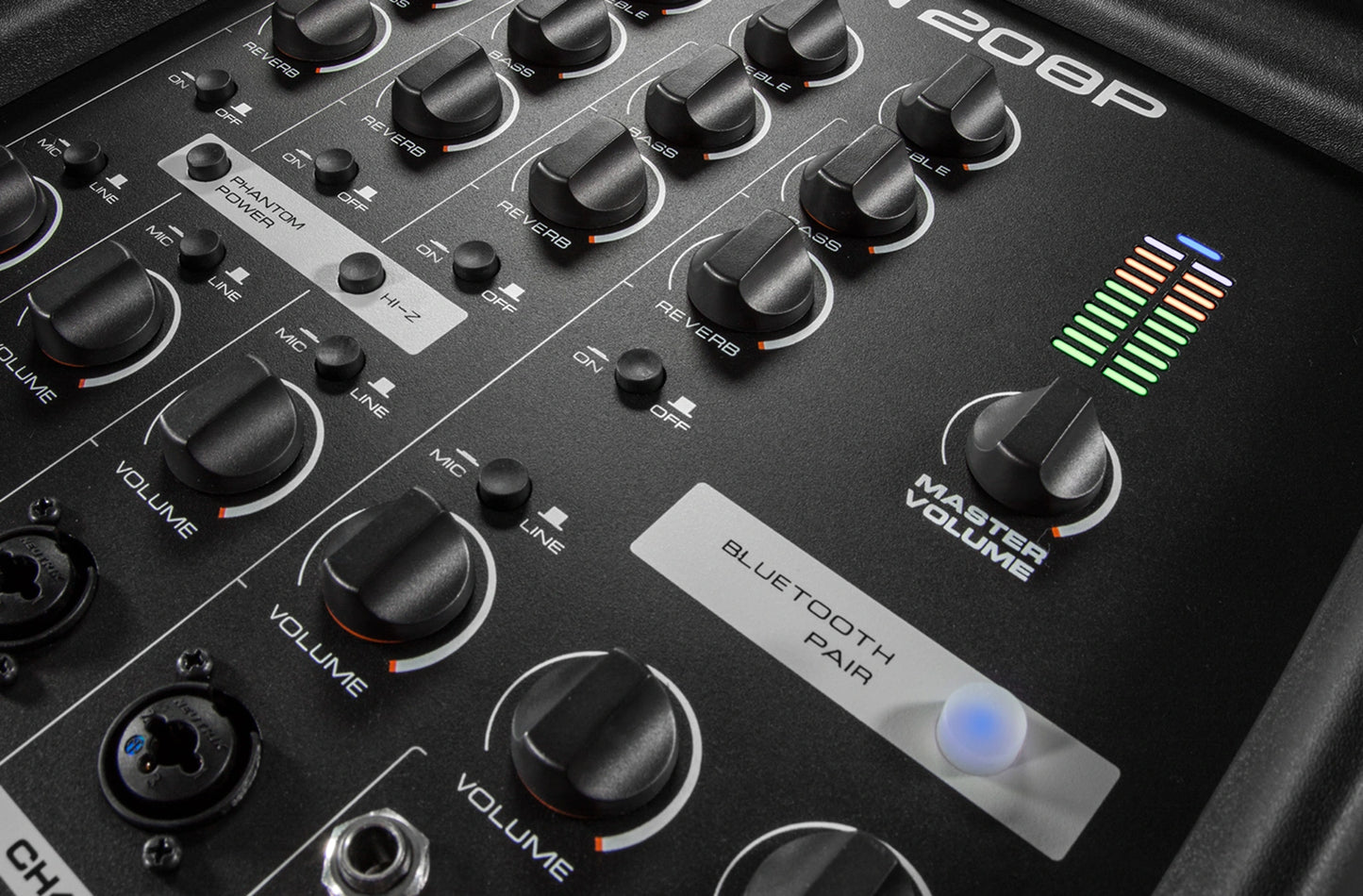 JBL EON208P Packaged 8" 2-Way PA with Powered 8-Channel Mixer and Bluetooth®