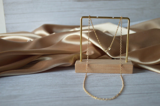 18K Gold loose chain design