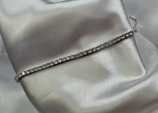 926 sterling silver cubic zirconia  bracelet