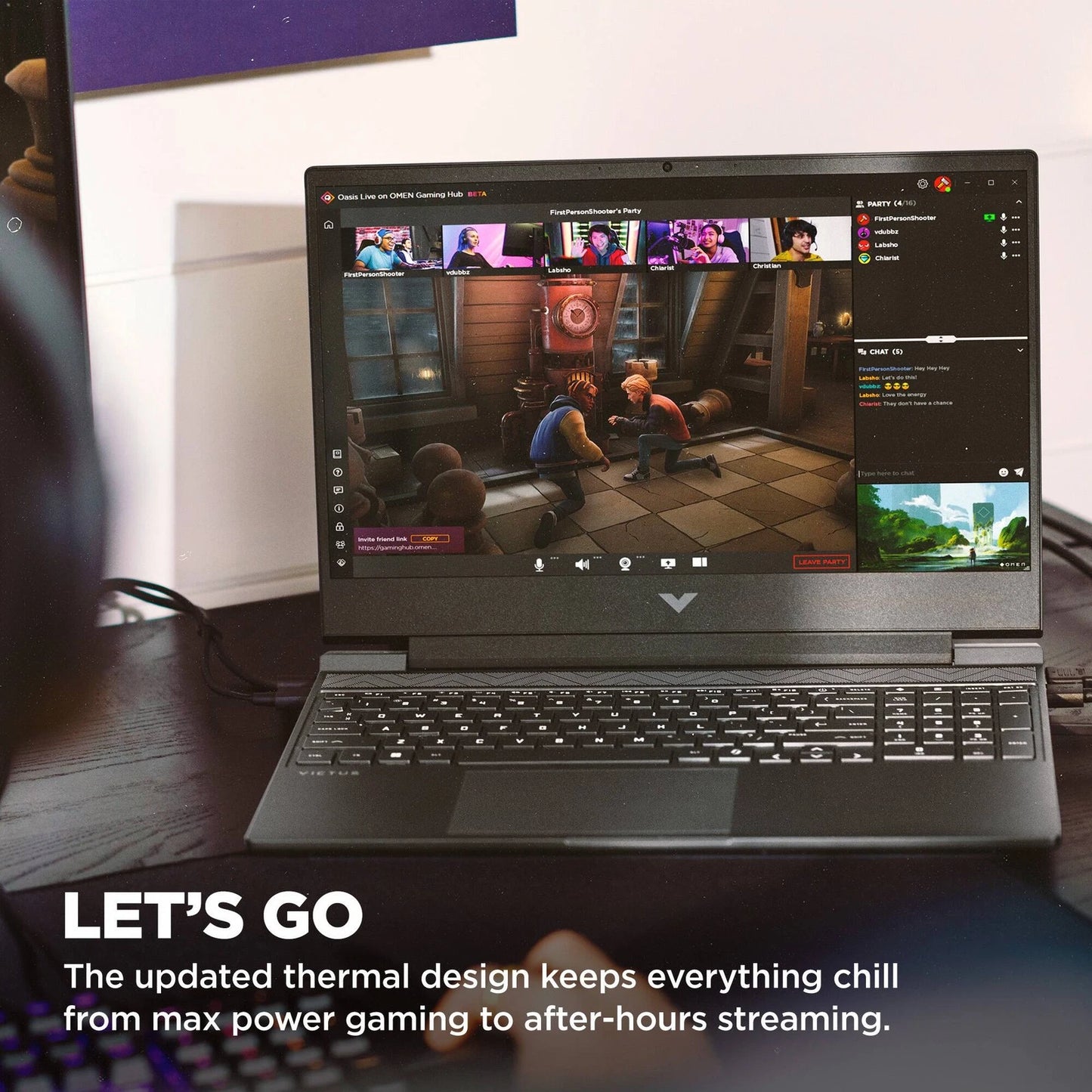 HP - Victus 15.6" 144Hz Full HD Gaming Laptop - Intel Core i5 13420H  - 8GB Memory - NVIDIA GeForce RTX 3050 - 512GB SSD - Mica Silver