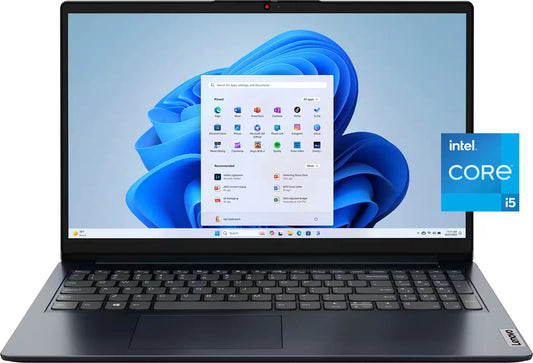 Lenovo - Ideapad 1i 15.6" Full HD Touchscreen Laptop - Intel Core i5-1334U - 16GB Memory - 512GB SSD - Abyss Blue